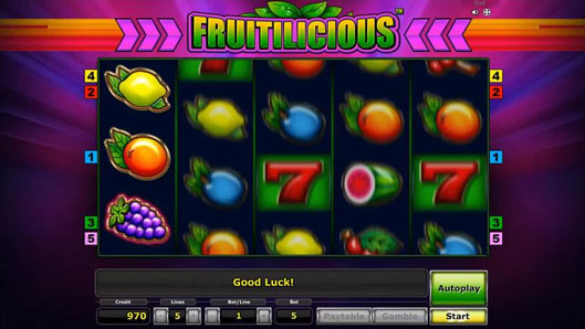 Игровой автомат Fruitilicious